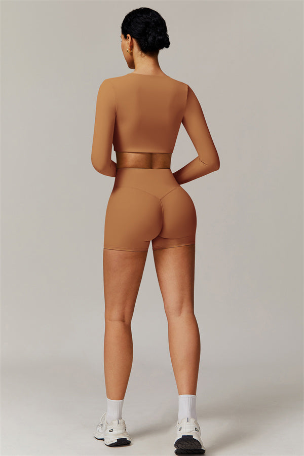 The Delicate Long Sleeve T-shirt Shorts 2-Piece Set