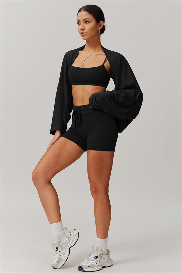 The Resonate Drift Cropped Pullover Shorts 2-Piece Set