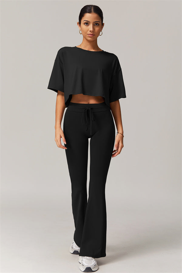The Resonate T-shirt Flared Leggings 2-Piece Set