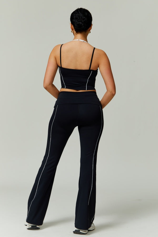 The Radiant Crop Top Flares 2-Piece Set