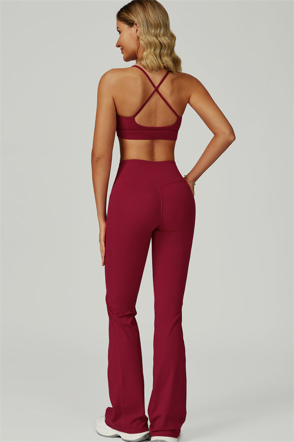 The Flourish Sports Bra Flared Leggings 2-Piece Set