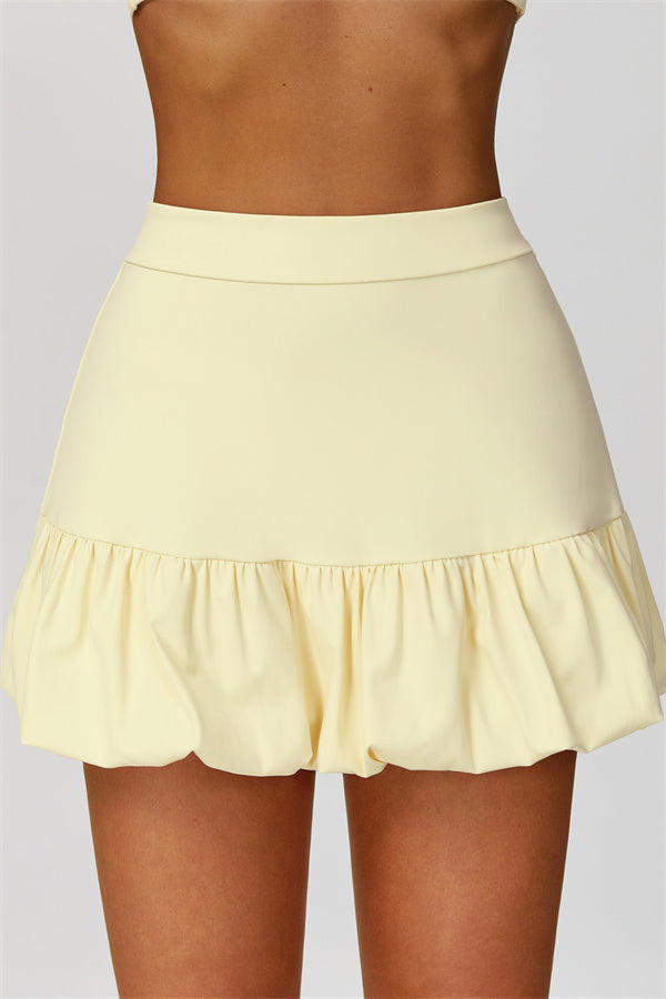 The Luster Sports Bra Tennis Skirt 2-Piece Set