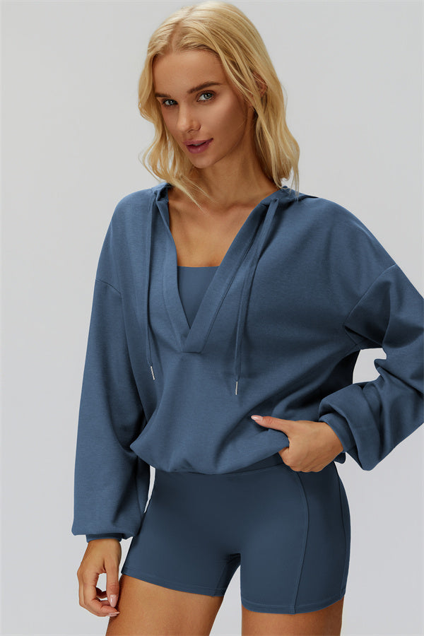 The Fyra V-Neck Hoodie