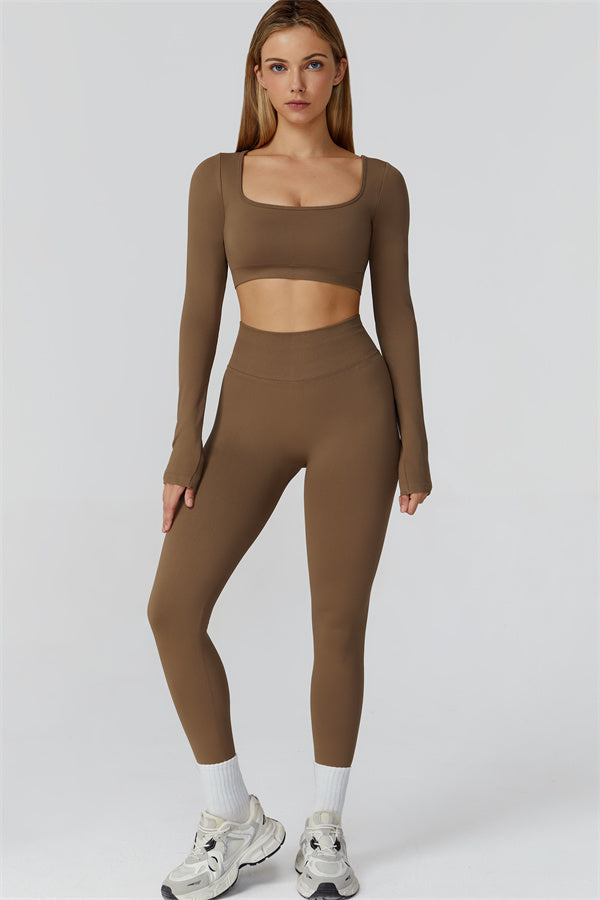 The Reign Long Sleeve Crop Top