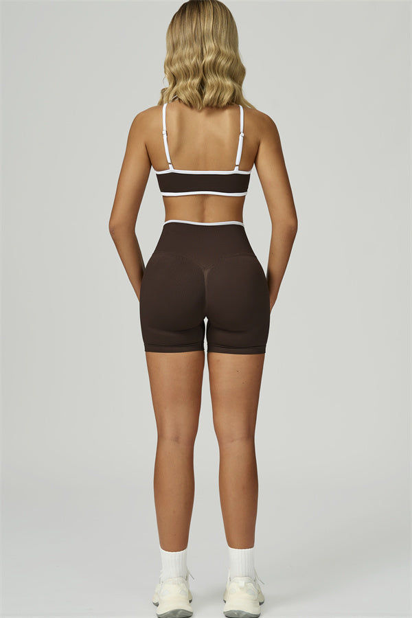 The Prime Line Sports Bra Shorts 2-Piece Set