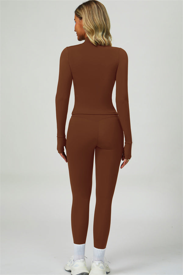 The Seraphine Jacket Sports Bra Leggings 3-Piece Set