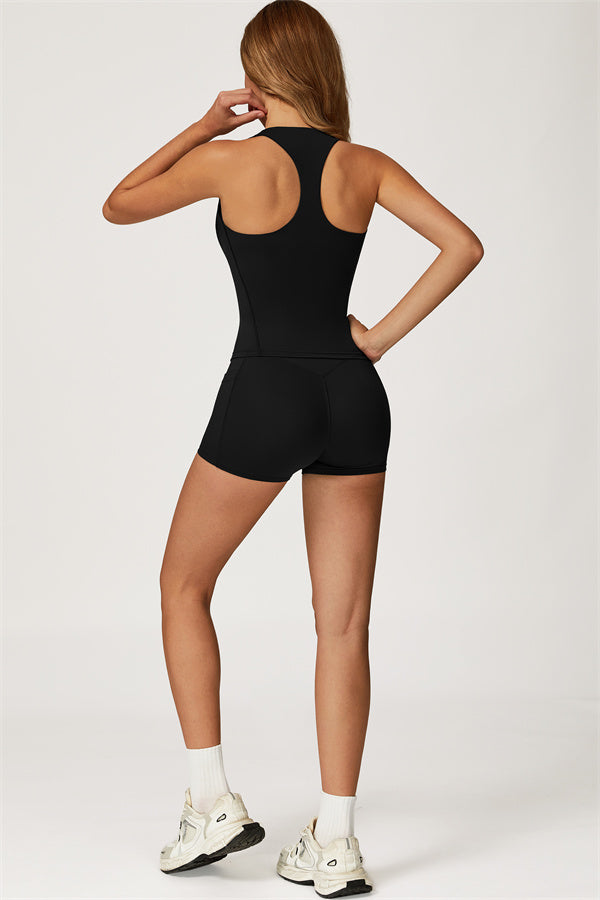 The Glacier Crop Tank Shorts 2-Piece Set