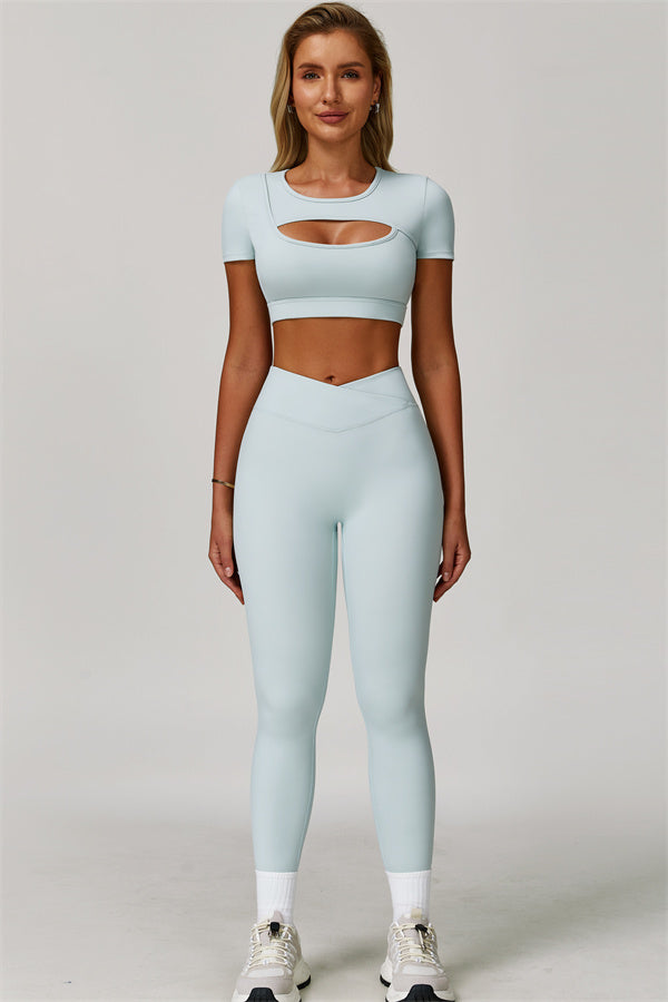 The Lavish Cut-out Crop Top