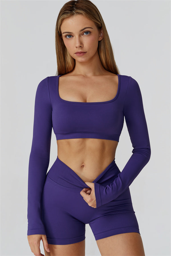 The Reign Long Sleeve Crop Top