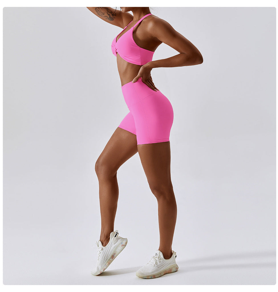 Ibiza Twist Bra Top & Shorts Set