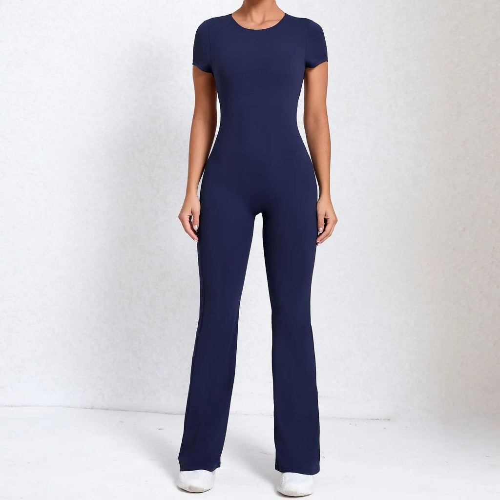 Essential Backless Flared Jumpsuit