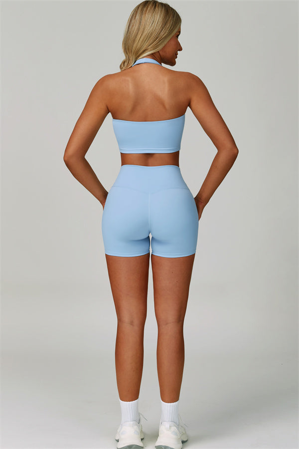 The Seraphine Halter Crop Top