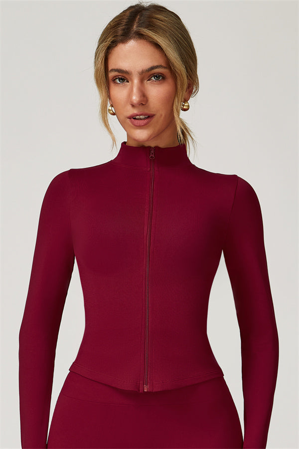 The Delight Jacket Burgundy