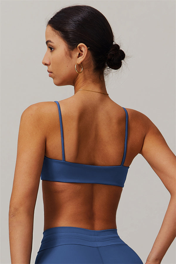Peak Power Sports Bra Cool Blue