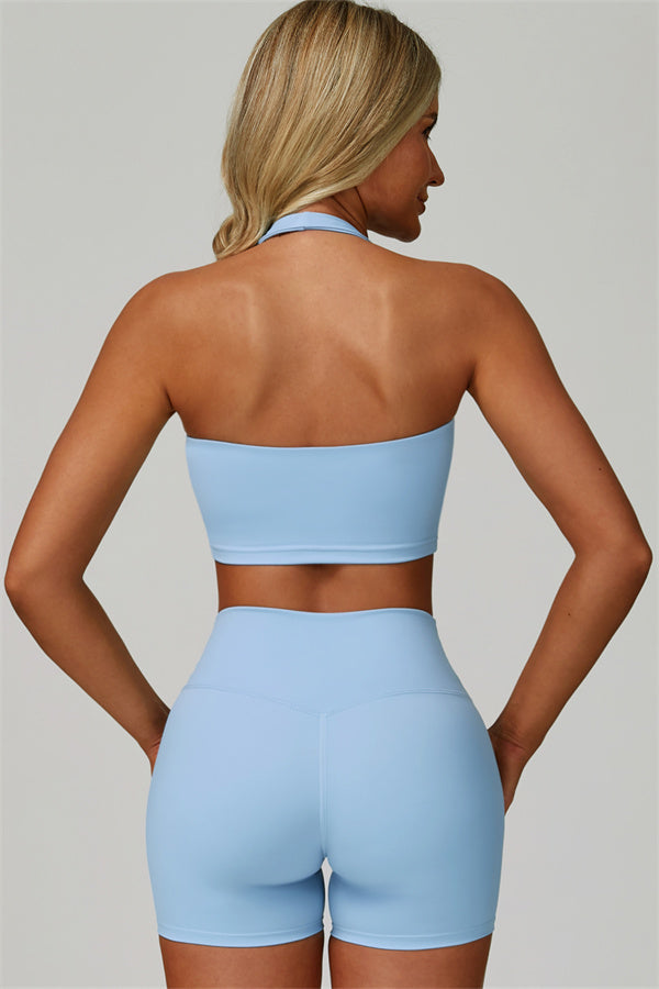 The Seraphine Halter Crop Top