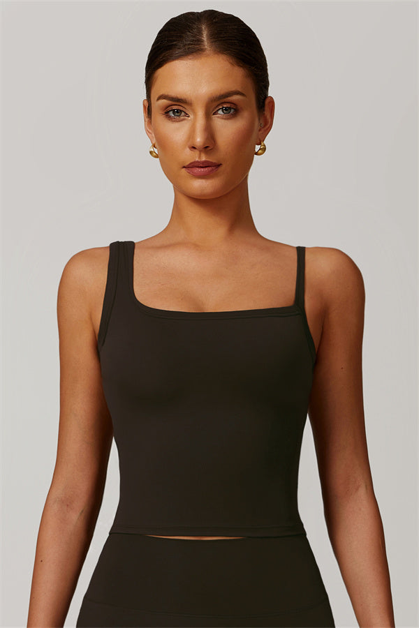The Flourish Crop Top Bistre