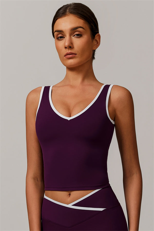 Stamina Power Tank Top Plum Purple