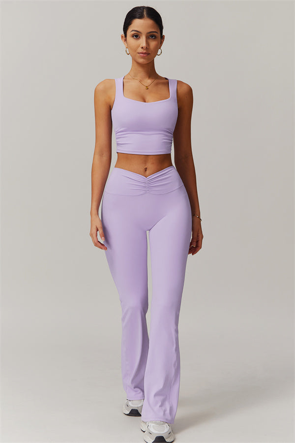 The Balance Crop Top Flares 2-Piece Set