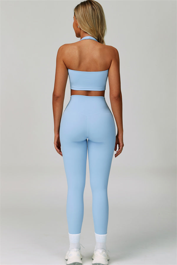 The Seraphine Halter Crop Top