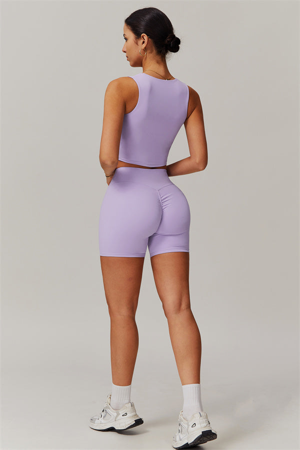 The Balance Crop Top Shorts 2-Piece Set