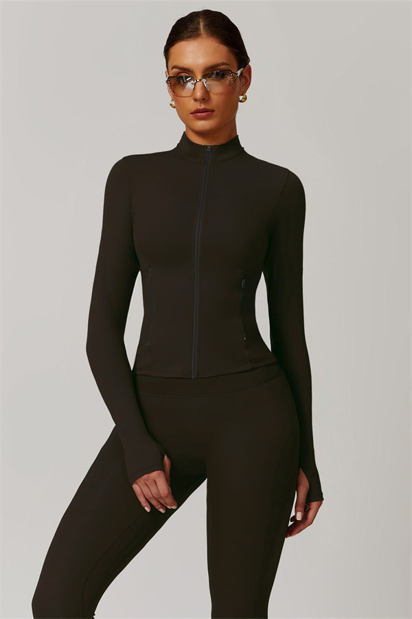 The Flourish Jacket Leggings 2-Piece Set Bistre