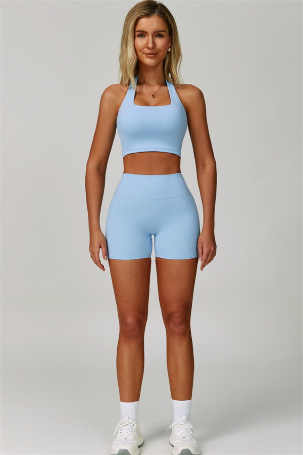 The Seraphine Halter Crop Top