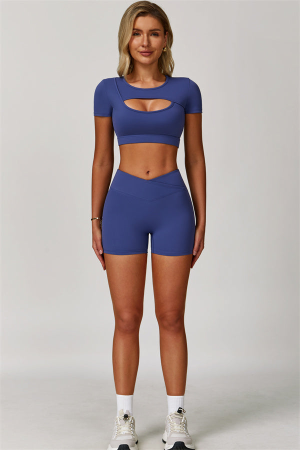 The Lavish Cut-out Crop Top