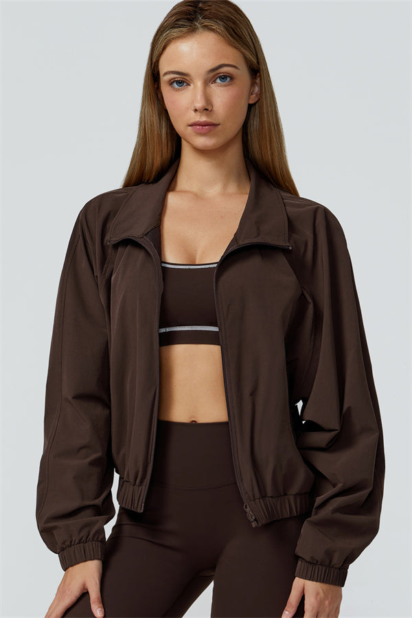 The Venus Zip Jacket Bistre