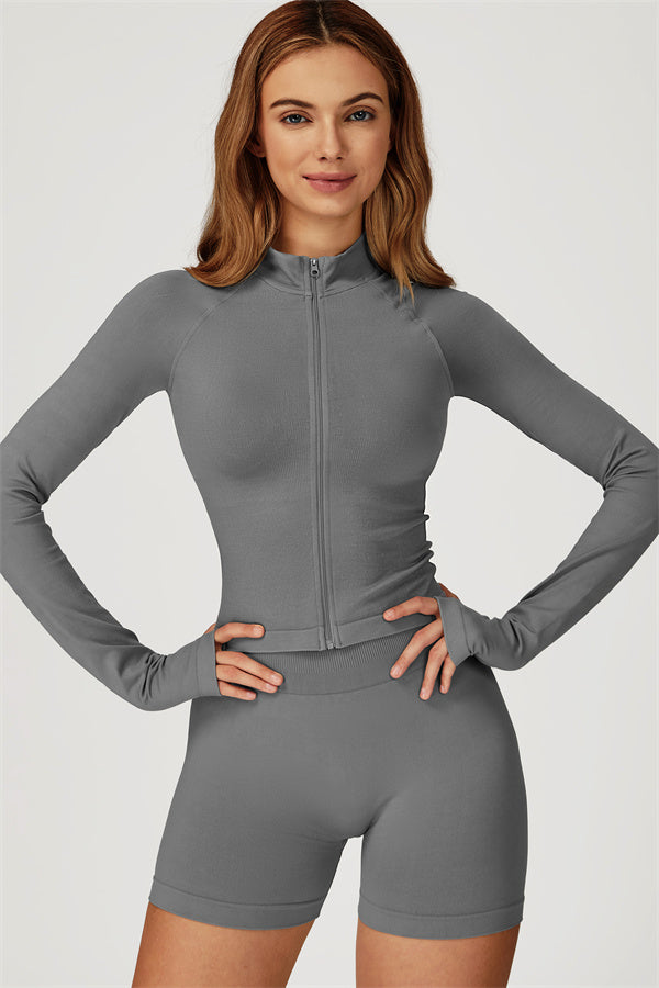 The Sculpt Jacket Shorts 2-Piece Set