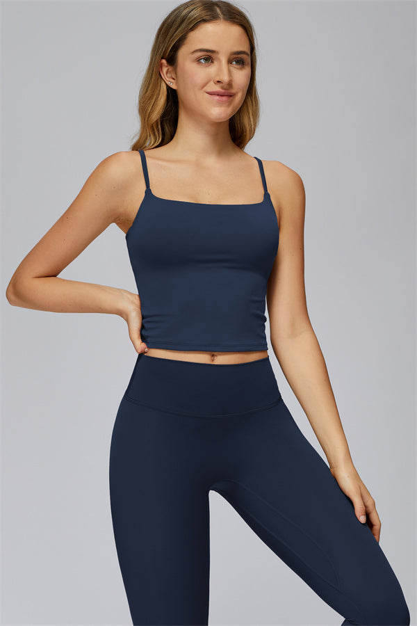 The FlexCore Crop Tank Capri Leggings 2-Piece Set