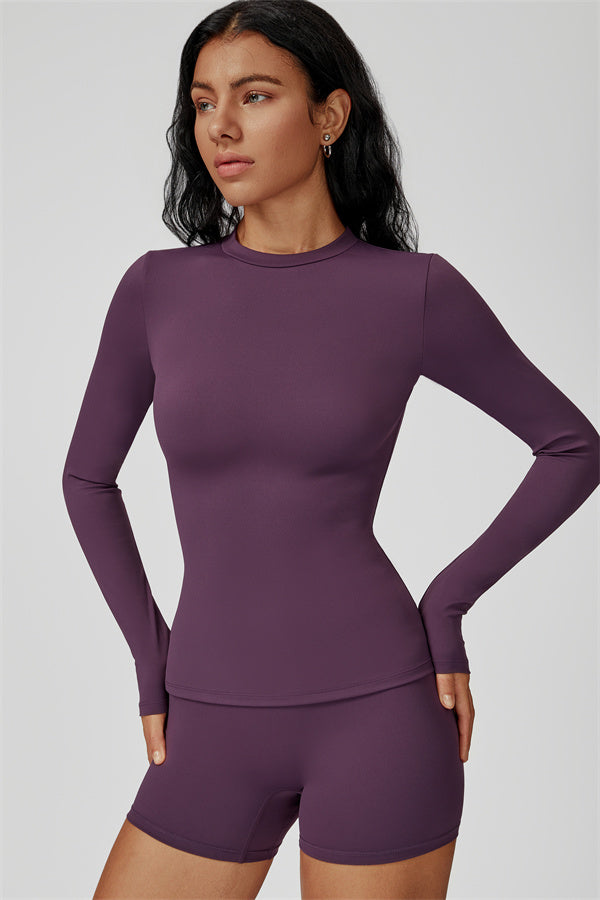 The Oasis Long Sleeve T-shirt Shorts 2-Piece Set