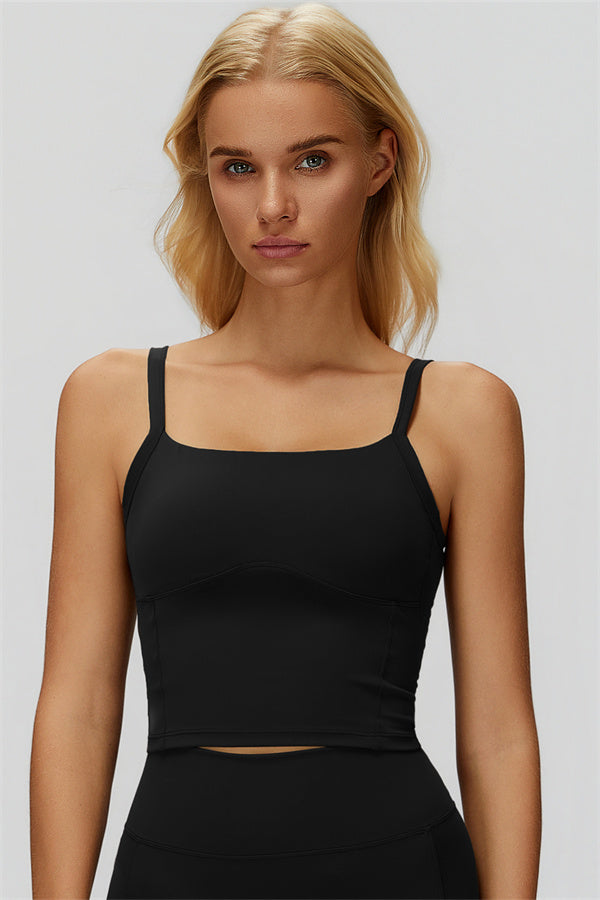 The Fyra Crop Tank Flared Leggings 2-Piece Set