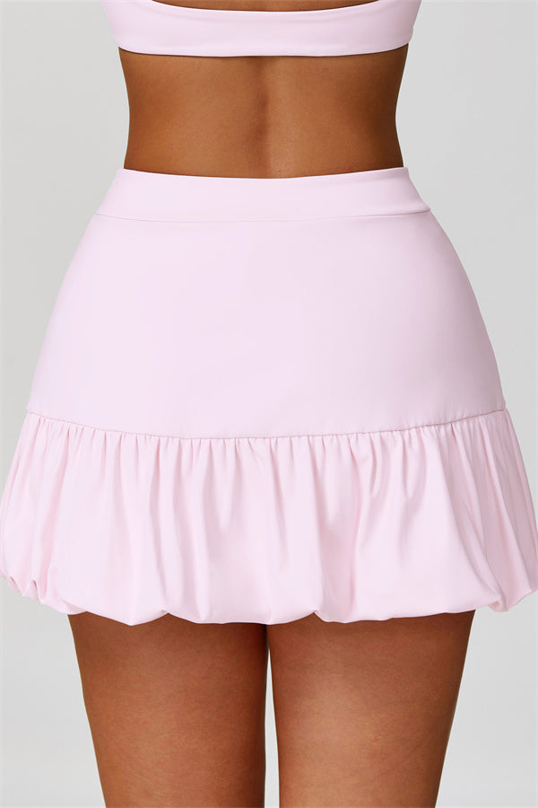 The Luster Sports Bra Tennis Skirt 2-Piece Set
