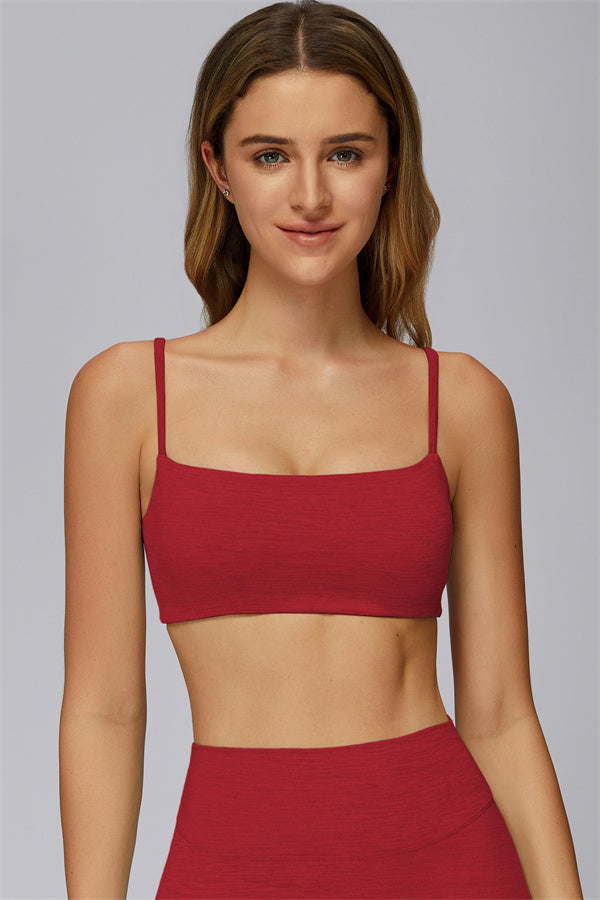 The Radiance Sports Bra Red