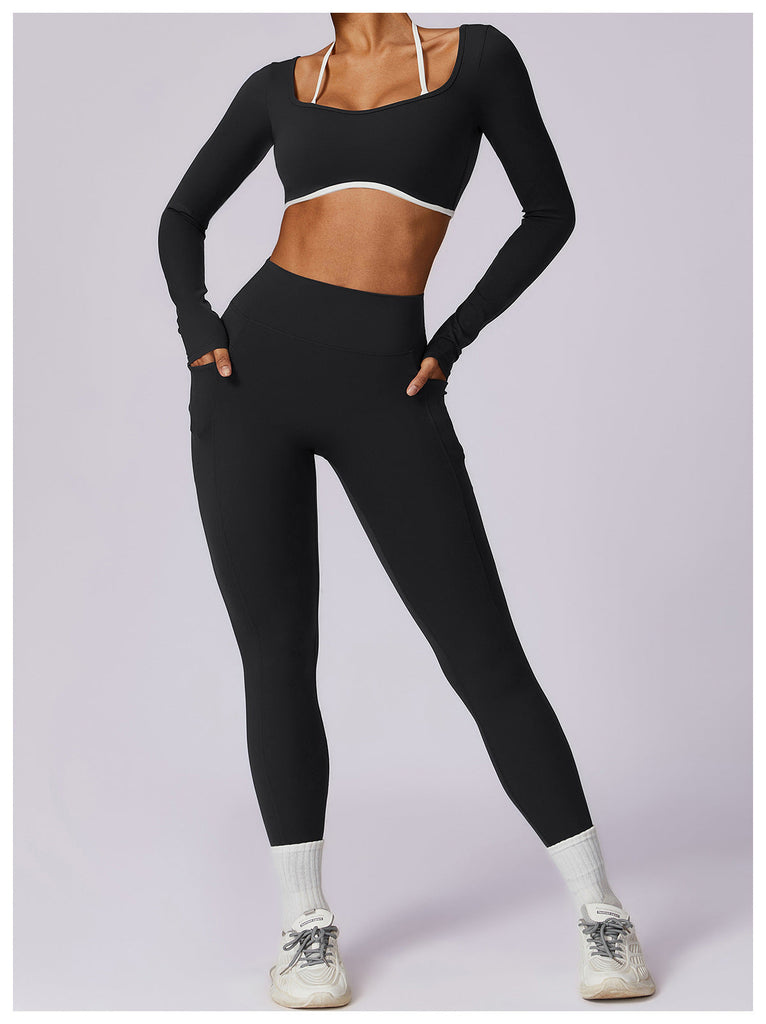 Noelle Contrast Longsleeve Top