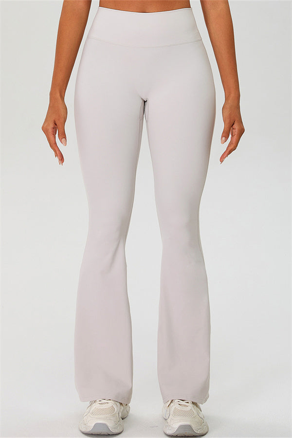 The Ember Sports Bra Crop Top Flared Leggings 3-Piece Set