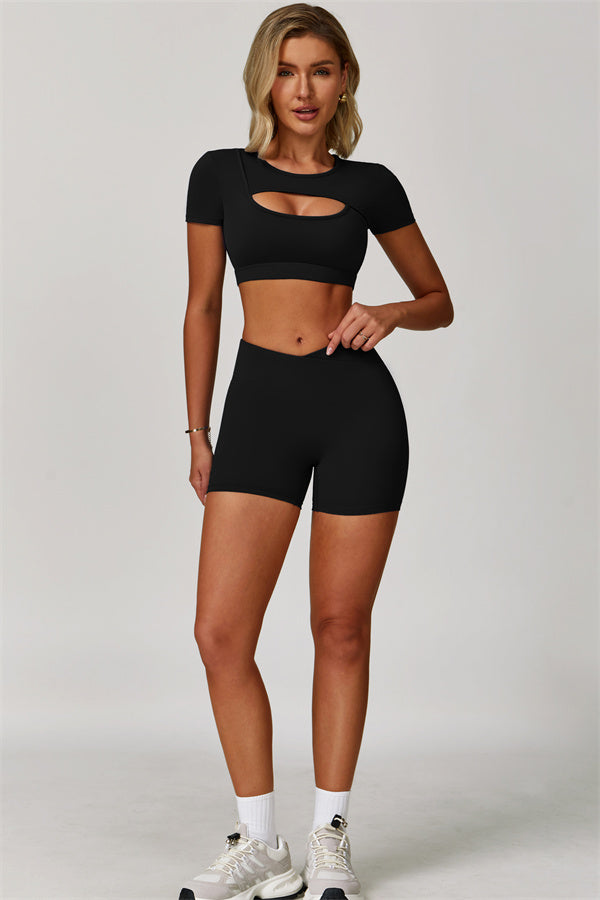 The Lavish Cut-out Crop Top