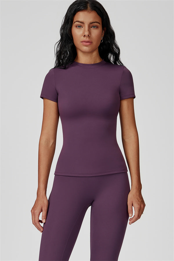 The Oasis T-shirt Leggings 2-Piece Set Wine Berry