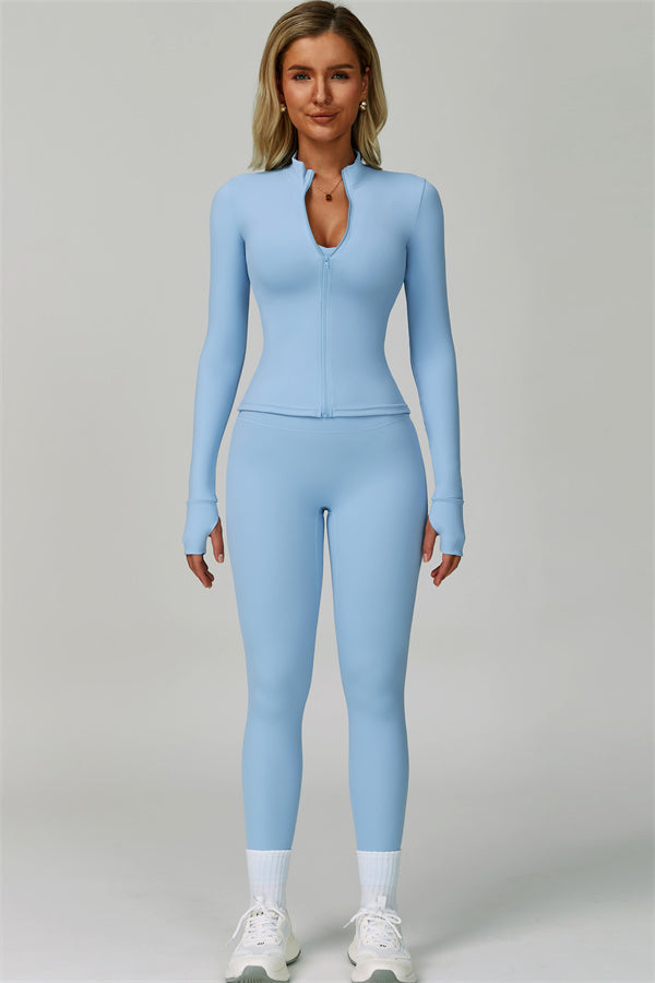 The Seraphine Jacket Sports Bra Leggings 3-Piece Set