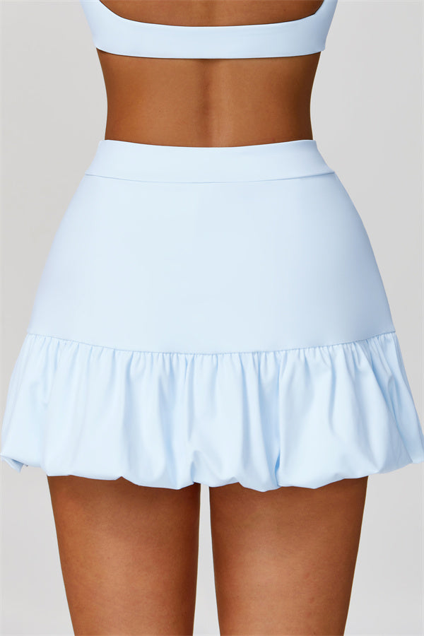 The Luster Sports Bra Tennis Skirt 2-Piece Set