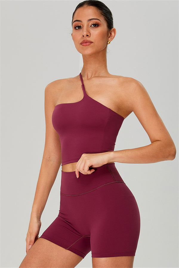 The Jewel One-Shoulder Crop Top