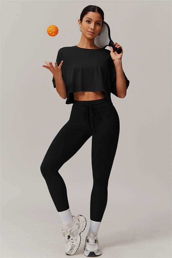 The Resonate T-shirt Leggings 2-Piece Set Black