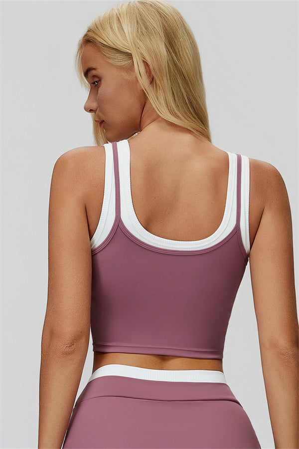 The Canyon Crop Tank Shorts 2-Piece Set