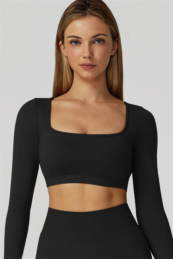 The Reign Long Sleeve Crop Top