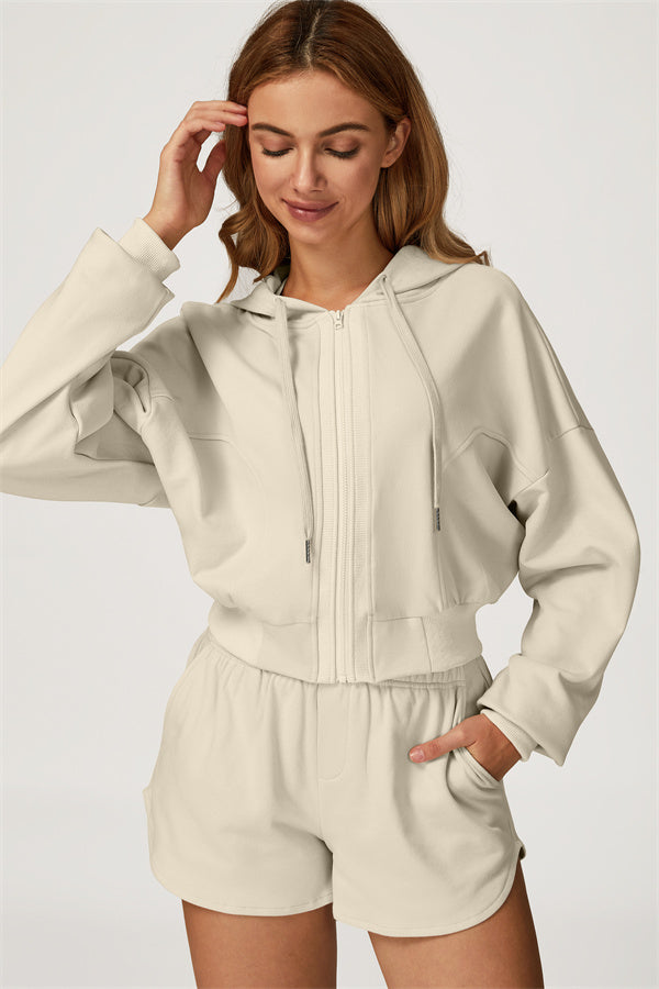 The Glacier Crop Hoodie