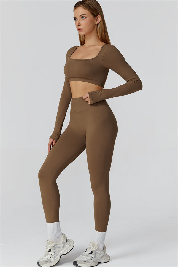 The Reign Long Sleeve Crop Top