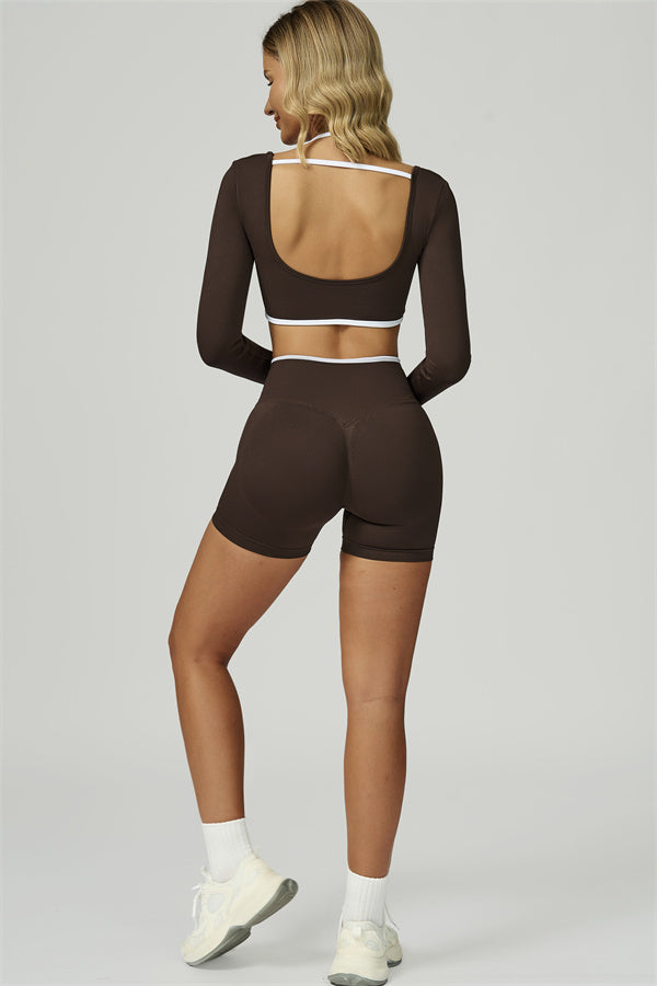 The Prime Line Long Sleeve Crop Top
