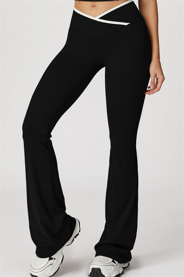 The Radiant Crop Top Flared Leggings 2-Piece Set