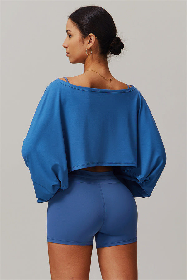 The Resonate Drift Cropped Pullover Shorts 2-Piece Set