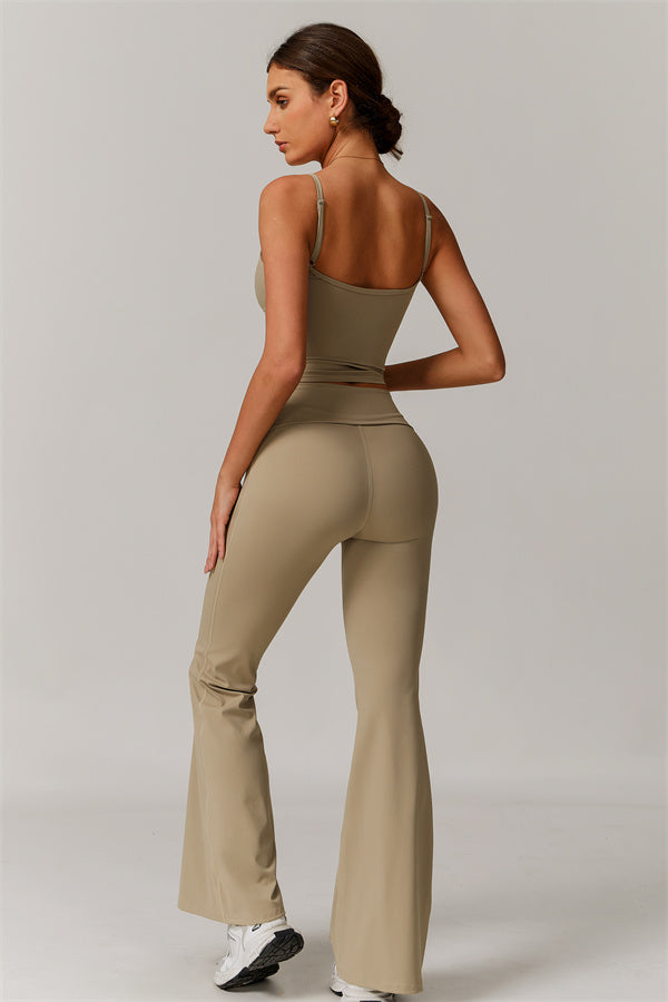 The Vigor Tank Top Flared Leggings 2-Piece Set